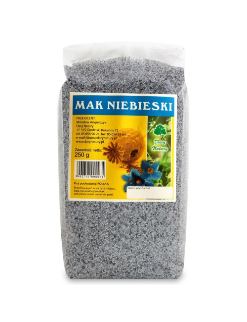 Mak niebieski 250g Dary Natury