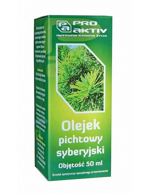 Olejek jodłowy (pichtowy) syberyjski suplement 50ml ProActiv