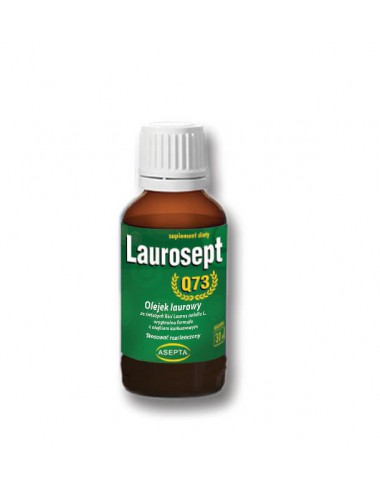 Laurosept Q73 olejek laurowy z kurkumą suplement 30ml Asepta