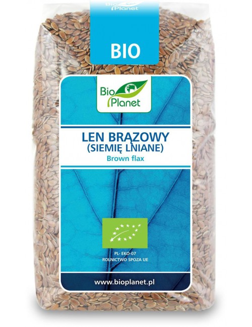 Len brązowy (siemię lniane) BIO 400g Bio Planet