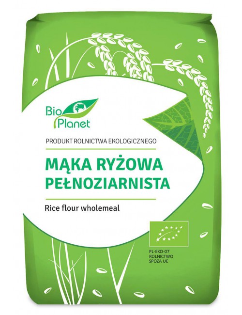 Mąka ryżowa pełnoziarnista BIO 1kg BP