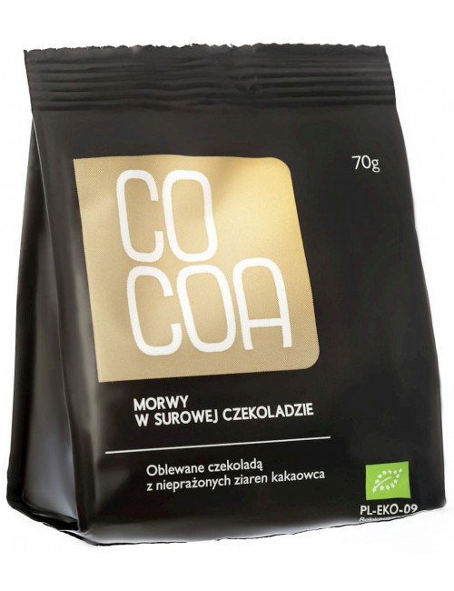 Morwa turecka (morwa biała) w surowej czekoladzie 70g Cocoa