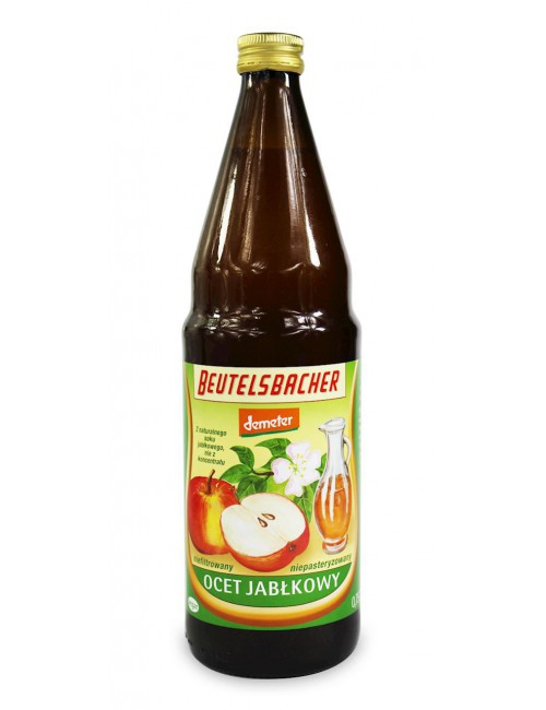 OCET JABŁKOWY 5 % NIEFILTROWANY DEMETER BIO 750 ml - BEUTELSBACHER