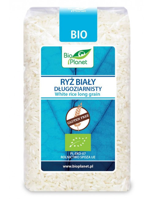 Ryż biały długoziarnisty bezglutenowy BIO 500g Bio Planet