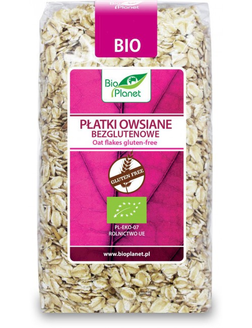 Płatki owsiane bezglutenowe BIO 300g Bio Planet