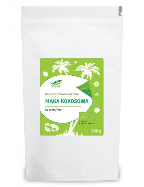 Mąka kokosowa (kokos mielony) EKO 600g Bio Planet