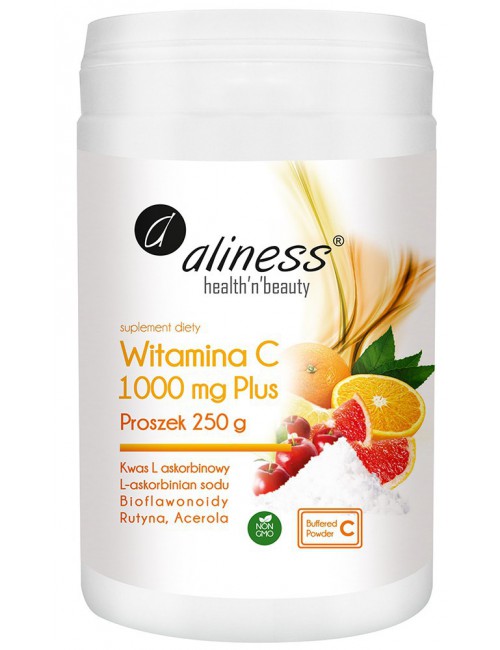 Witamina C Buforowana 1000mg Plus 250g Aliness