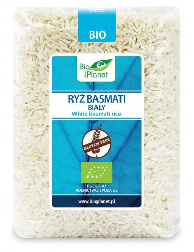 Ryż basmati biały bezglutenowy BIO 1kg Bio Planet