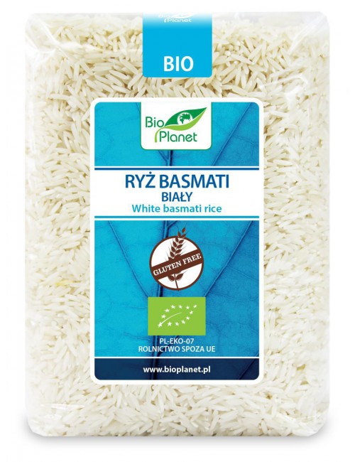 Ryż basmati biały bezglutenowy BIO 1kg Bio Planet