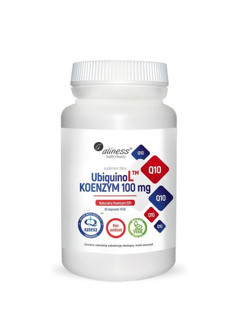 Koenzym UbiquinoL naturalny 100mg 60kaps Aliness