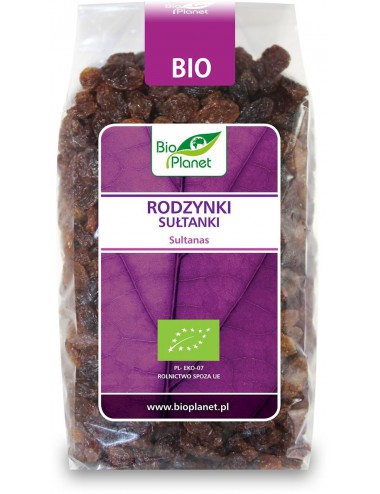 Rodzynki sułtanki BIO 1kg Bio Planet