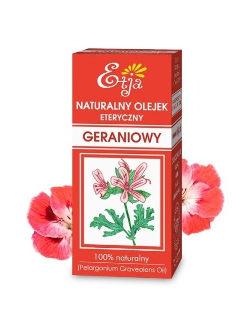 Olejek eteryczny geraniowy (Pelargonium Graveolens) 10ml Etja