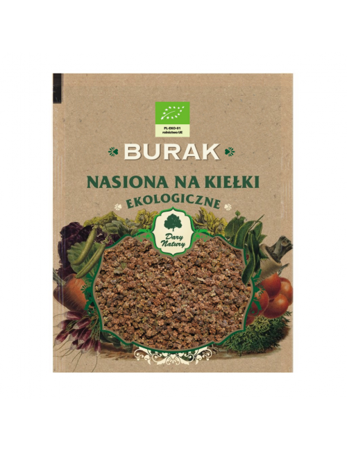 Nasiona na kiełki burak EKO 30g Dary Natury