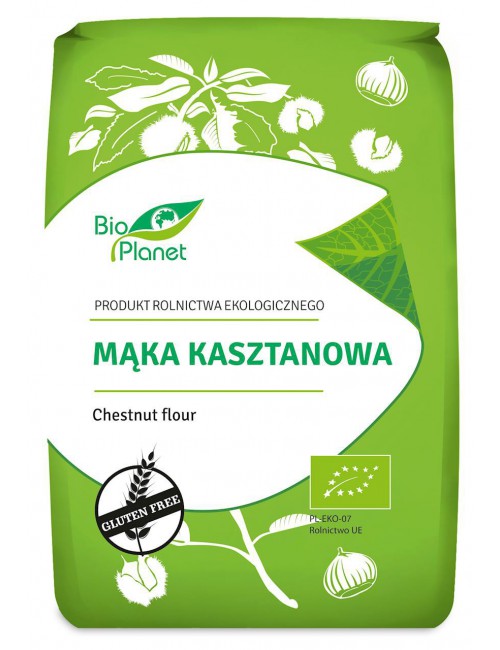 Mąka kasztanowa bezglutenowa EKO 700g Bio Planet