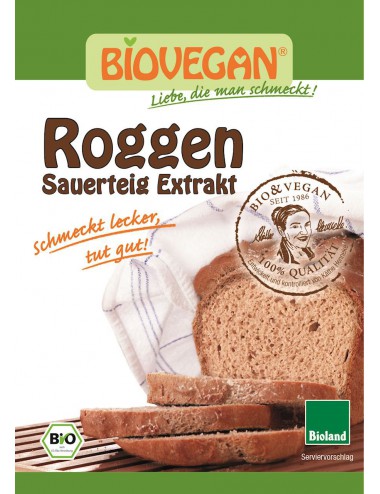 Zakwas chlebowy żytni w proszku BIO 30g Biovegan