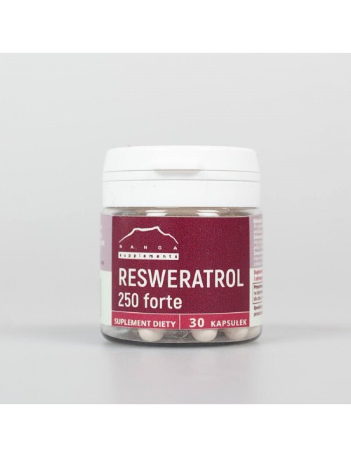 Resweratrol (Resveratrol) 250mg Forte 30kaps Nanga