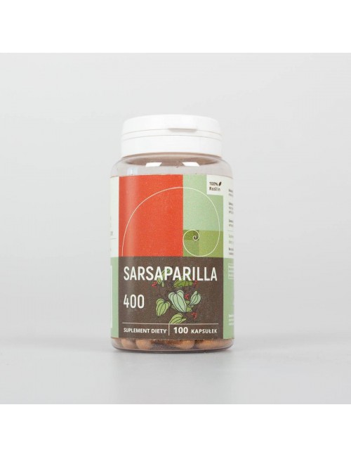 Sarsaparilla kolcorośl 400mg 100kaps Nanga