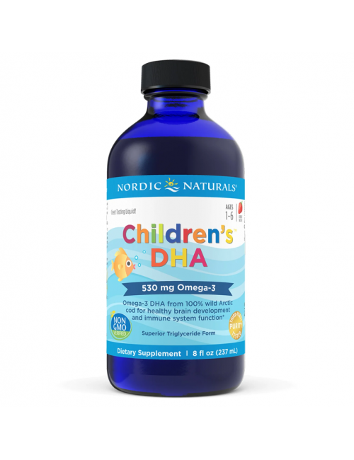 Omega-3 Children's DHA 530mg truskawka 237ml Nordic Naturals