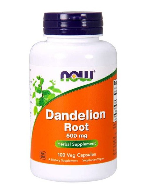 Mniszek lekarski (Dandelion Root) ekstrakt 500mg 100kaps Now Foods