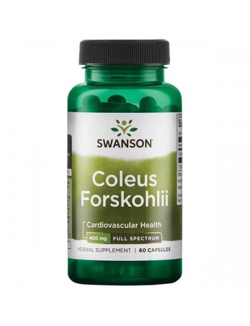 Pokrzywa indyjska (Coleus Forskohlii) 400mg 60kaps Swanson