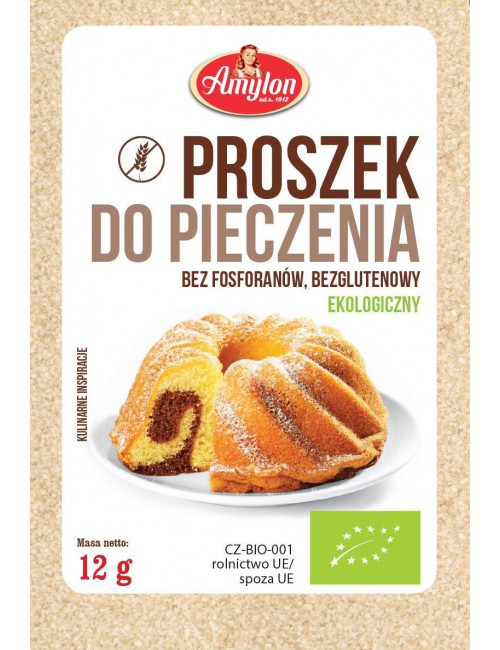 PROSZEK DO PIECZENIA BEZGLUTENOWY BIO 12 g - AMYLON