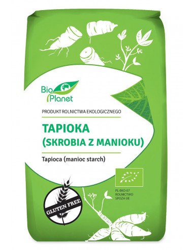 Skrobia z manioku (tapioka) bezglutenowa EKO 400g Bio Planet