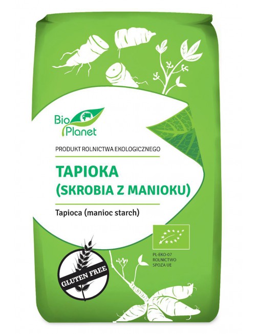 Skrobia z manioku (tapioka) bezglutenowa EKO 400g Bio Planet