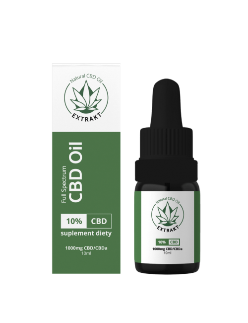 Olejek CBD 10% 10ml Natural CBD Oil