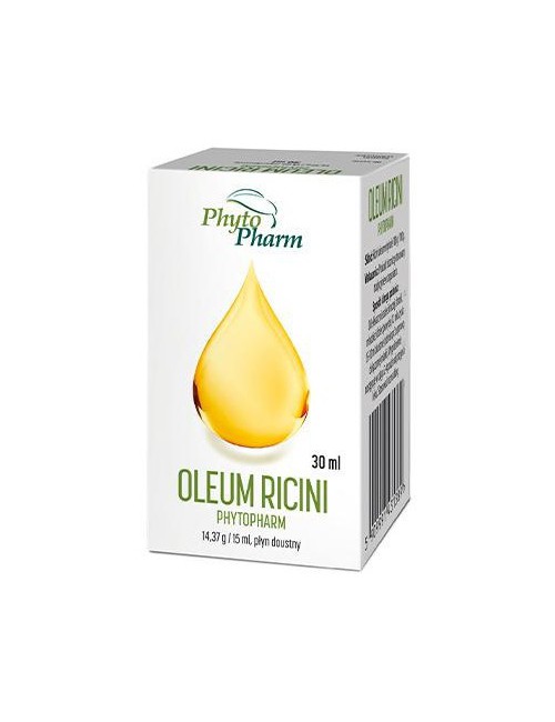 Olej rycynowy (oleum ricini) płyn doustny 30g Phytopharm
