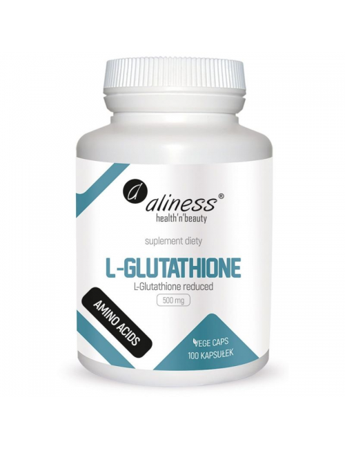 L-Glutathione reduced 500mg 100kaps Aliness