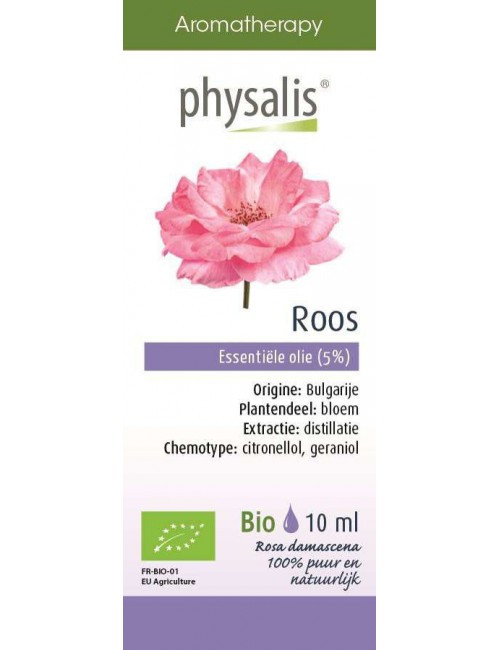 OLEJEK ETERYCZNY RÓŻA BIO 10 ml - PHYSALIS