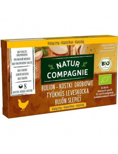 Kostki drobiowe bez dodatku cukru BIO 88g Natur Compagnie