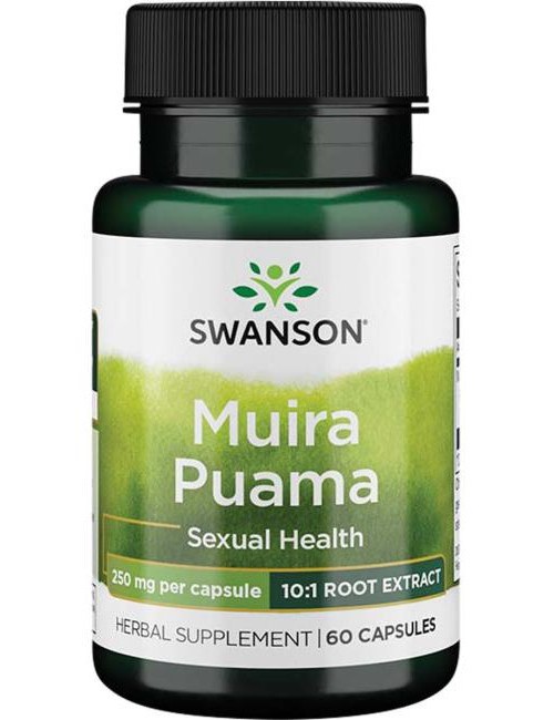 Muira Puama 10:1 250mg 60kaps Swanson