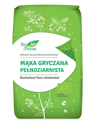 Mąka gryczana pełnoziarnista EKO 500g Bio Planet