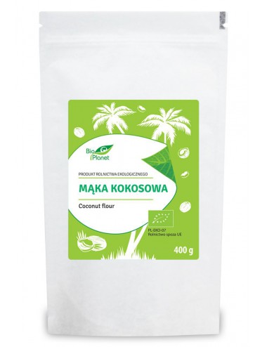 Mąka kokosowa (kokos mielony) EKO 400g Bio Planet