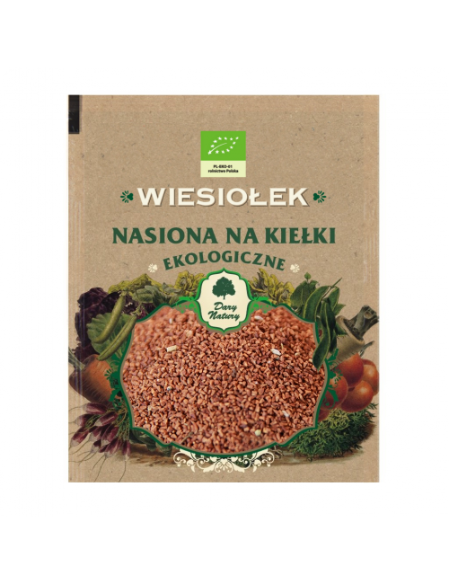 Nasiona na kiełki wiesiołek EKO 30g Dary Natury