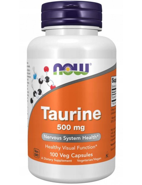 Tauryna 500mg 100kaps Now Foods