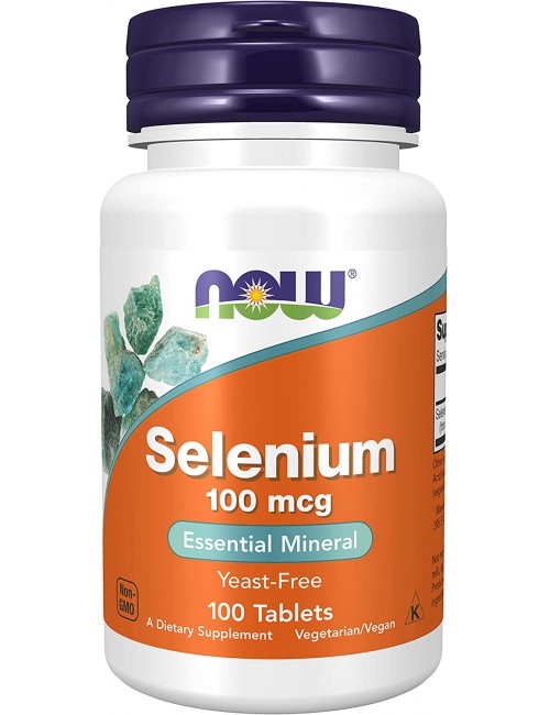 Selen (Selenium) 100mcg 100tabl Now Foods