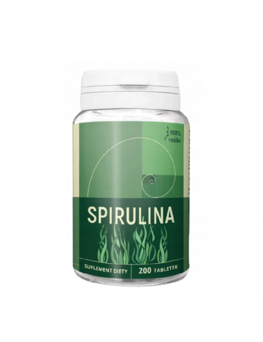 Spirulina w tabletkach 100g 200tabl Nanga