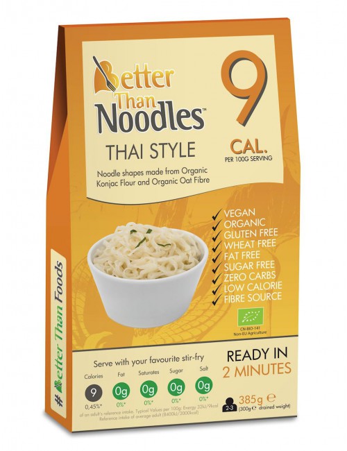 Makaron Konjac noodle Thai style bezglutenowy EKO 385g Better Than Foods