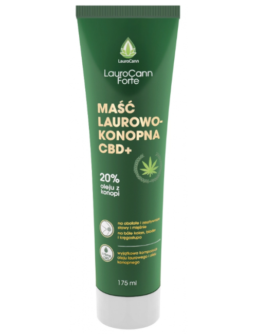 LauroCann Forte Maść laurowo-konopna CBD+ 20% 175ml Medicprogress