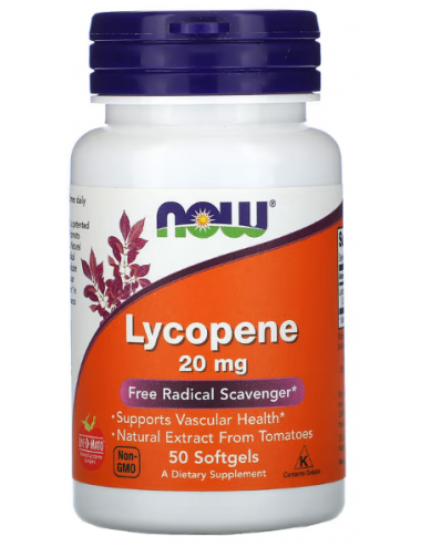 Likopen (lycopene) 20mg 50kaps Now Foods