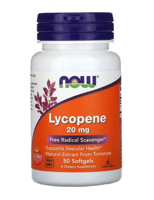 Likopen (lycopene) 20mg 50kaps Now Foods