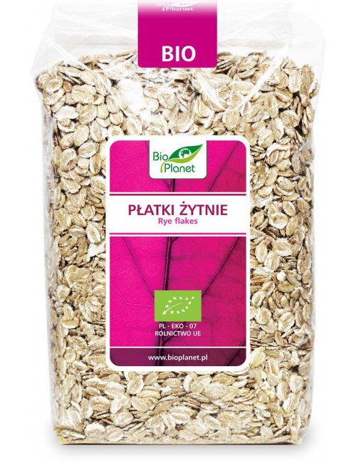 Płatki żytnie BIO 600g Bio Planet