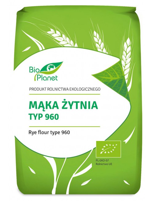 Mąka żytnia typ 960 EKO 1kg Bio Planet