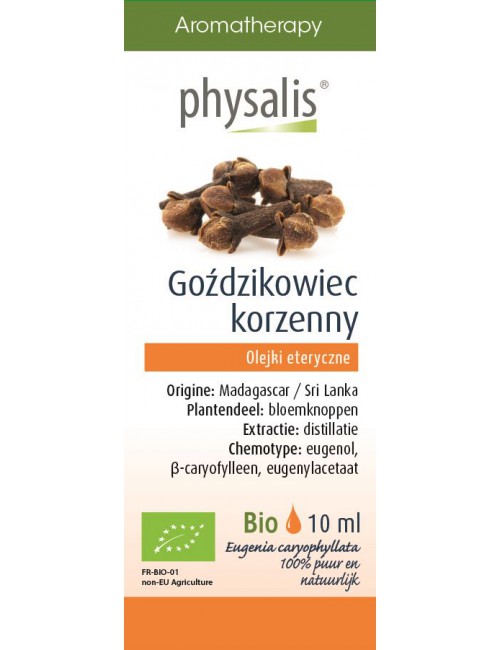 Olejek eteryczny goździkowiec korzenny BIO 10ml Physalis