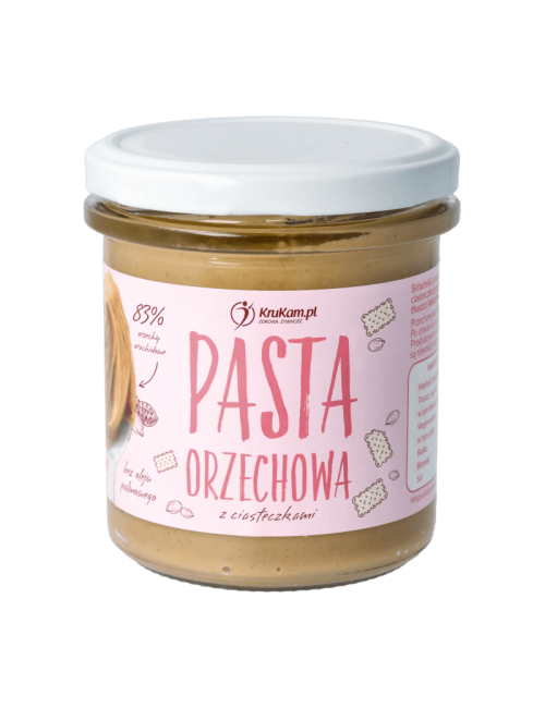 Pasta orzechowa z ciasteczkami 300g KruKam