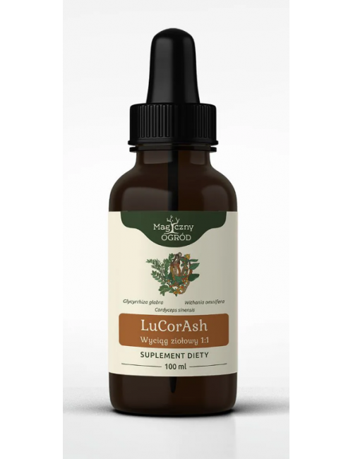 LuCorAsh (lukrecja, cordyceps, ashwagandha) 1:1 nalewka 100ml Nanga