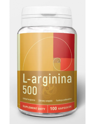 L-Arginina 500mg 100kaps Nanga