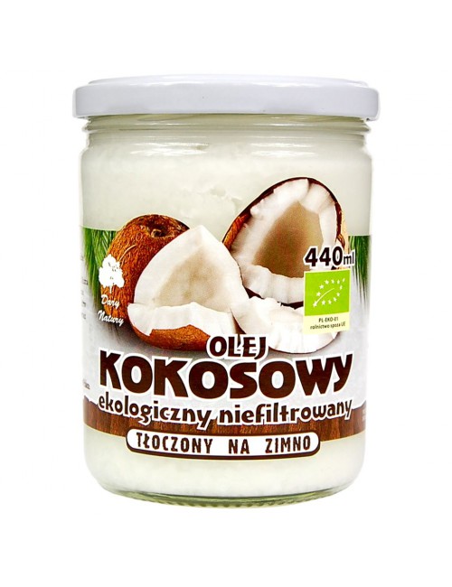 Olej kokosowy EKO 440ml Dary Natury